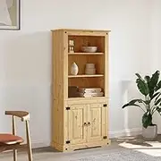 Cupboard Mexican Pine Corona Range 80x40x170 cm Storage Furniture