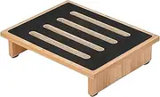 Alerrawia One Step Stool for Adults Seniors with Non-Slip Rubber Stepping Surface, Heavy Duty Wooden Step Stool Capacity Bed Steps for High Beds, Bathroom, Bedroom, Kitchen & Kids Bedside Support