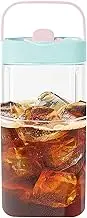 Refrigerator Drink Dispenser - Fridge Drink Dispenser | 3.5L Refrigerator Water Dispensers with Spigot | Leakproof Large Jug Tea Pitcher, Juice Container for Kitchen Fridge Camping