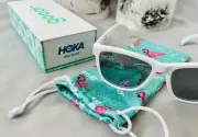 Goodr No Slip No Bounce Marathon Running Run Sunglasses LIMITED HOKA time to fly