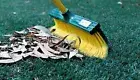 BroomaRake Large Broom Rake, Telescopic Handle included