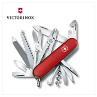 在飛比找PChome24h購物優惠-VICTORINOX 瑞士維氏 瑞士刀 中型袋裝刀 / 紅 