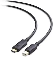 Cable Matters [Video Only] Bi-Directional Mini DisplayPort to USB C Cable 1.8 m (USB C to Mini DisplayPort Cable) Supports 4K 60Hz - Not Compatible with USB C or Thunderbolt Memory, Hard Drive