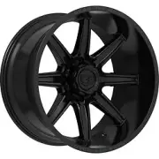 1 Gear Off Road 18x9 5X5.00 / 5X5.50 +10 765B Gloss Black w/Lip Logo Wheel Rim (for: Volkswagen)