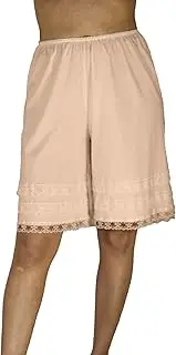 [Underworks] Cotton Knit Snip-A-Length Pettipants Culotte Slip Bloomers Split Skirt