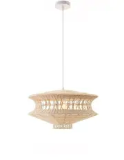 [Lexi Lighting] Parametric Rattan Pendant Light Natural