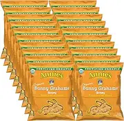 Annie's Organic Baked Graham Snacks Honey Bunny Grahams (Pack of 20) with By The Cup Stickers