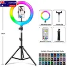 33CM 26CM LED Selfie Ring Light Photography Lights Warm Cold Lamp Option Tripod