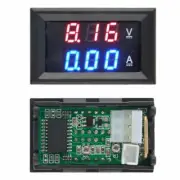 Mini DC 0-100V 10A Voltmeter Ammeter LED Panel 2-Digital Voltage Display H6K7