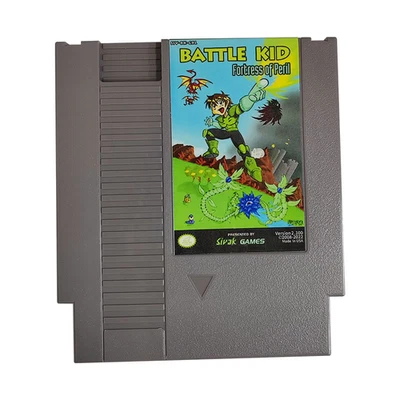 ️ Battle Kid: Fortress of Peril – NES 8-Bit Game Cartridge | Retro Platforming