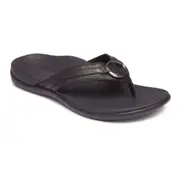 Vionic Tide Aloe Toe Post - Black