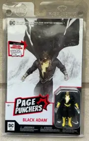 DC Black Adam Page Punchers Figure & Comic McFarland Toys