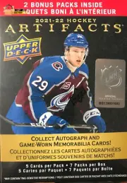 2021 2022 ARTIFACTS Hockey Series Blaster Box of Packs with Possible