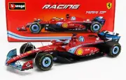 Bburago Ferrari F1 SF-24 Team Scuderia No 16 3rd Miami GP LeClerc 2024 Red 1:18