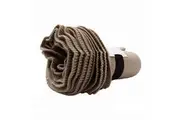 Accessorize Double Ruffle Throw Latte