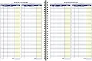 Adams Bookkeeping Record Book, Monthly Format, 8.5 x 11 Inches, White (AFR71)