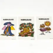 Incredibly Rare 1960's MCDONALDS McDonaldLand Postcards HAMBURGLAR KIDS FRY PIE