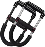 Gatuida Wrist Exerciser Spring Steel Forearm Strengthener Comfortable Hand Grip Black
