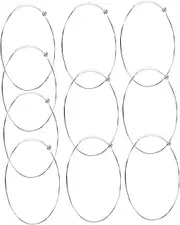 GREENADSCAPE E-1st Acoustic Guitar Strings Pack 10pcs Steel Strings Set Accessory Parts