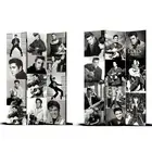 New Folding 3 Panels Room Divider Screen Privacy Canvas Screen - Elvis Presley