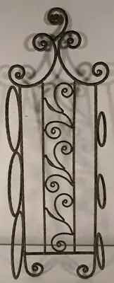 Wine Rack Wall Hanging 3 Bottle Metal APR2020