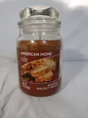 NEW American Home by YANKEE Candle BANANA WALNUT BREAD 19oz Jar Candle
