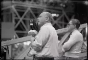 Cecil B DeMille Speaking Into Microphone - Cecil B DeMille speakin - Old Photo