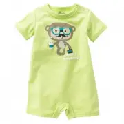 First Moments 3 months Monkey Romper Mr. Monkey Business New