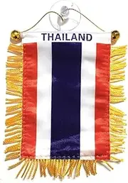 Thailand flag Mini Banner Country Pride Car Display