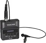 Tascam DR-10L Tascam DR-10L Micro Linear PCM Recorder with Lapel Microphone, Black,Black