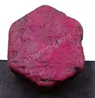 279.00 CT Natural Red Ruby Chakri Rough Dyed IGL Certified Loose Gemstone M25