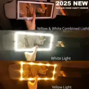 60 LEDs Car Sun Visor Vanity Mirror Makeup Mirror with 3Light Modes For BUICK