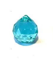 New/Old stock 20mm Swarovski Strass Crystal 8550 Aqua/Teal SUNCATCHER PRISM