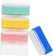 TOVINANNA 5pcs Touch Brush Infants Massage Brush Shower Sponge for Bathing Tactile Sense Trainer Massager for Home Travel