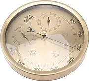 3 1 Hygrometer Barometer Thermometer Aluminum Barometer Outdoor Clock Temperature Barometer Vintage Weather Station Vintage Watch Barometer Watch Fishing High Precision