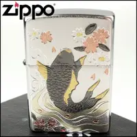 在飛比找蝦皮購物優惠-☆福星屋☆【ZIPPO】日系~傳統藝術-鯉魚圖案電鑄板貼片加
