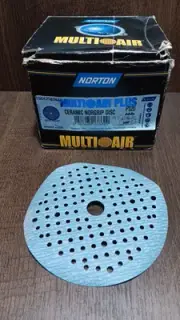 Box of 95- Norton P320 Norgrip 6" Sanding Disc