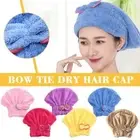 Warm Quick Dry Hair Turban Hair Drying Towel Wrap Hat Cap Y Kid For Adult H2P9