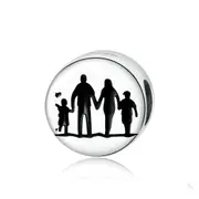 Silver plating Warm Family Charm for Bracelet & Bangle Women Beads Jewelry Gift