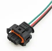3-pin Automatic MAP Sensor Connector, Common Rail Diesel Socket, Pressure crankshaft Position Sensor Plug(1 x 15cm Wire)