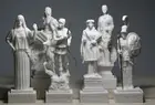 6 Greek Goddesses Hestia Aphrodite Hera Athena Artemis Demeter Statue Sculpture