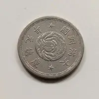 在飛比找蝦皮購物優惠-C1937大滿洲國康德元年5分白銅幣