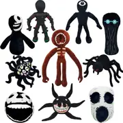 Doors Game Plush Set - 10 PCS, Monster Horror, Seek, Screech, Jack, Timothy