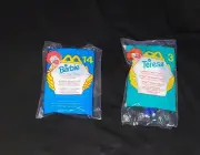 Mattel 1999 McDonalds happy meal toys # 3 Teresa and # 14 Barbie sealed