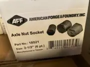 AFF 2-1/2" 6 Point Wheel Bearing Locknut Socket, 3/4" Drive, 18521 (NEW)
