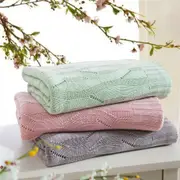 120x180cm Cozy Decorative Knit Woven Throw Blanket Sofa Throw Bed Throw Bed Blanket