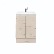 Forme 600mm Light Ash Mont Albert Freestanding Vanity With Polymarble Top