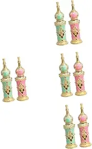 [Minkissy] 4sets Essential Oil Bottles Empty Perfume Bottles Decorative for Perfume Oil Travel-Sized 2pcs*4
