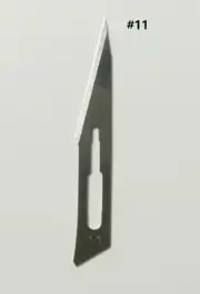 Sterile Surgical Scalpel Blades #11 Disposable Carbon Steel Dental Medical