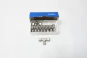 Box Of 10 Swagelok SS-600-3-6-4 Stainless Tee 3/8in Tube 3/8in Tube 1/4in Tube